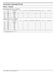 PS Form 3605-R Postage Statement - Package Services, Page 8