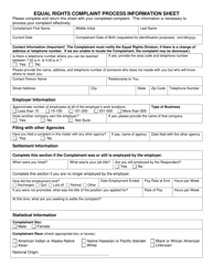 Form ERD-4206 Discrimination Complaint Wisconsin Fair Employment Law - Wisconsin, Page 4