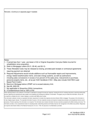Form HUD-92700 203(K) and Streamlined (K) Maximum Mortgage Worksheet, Page 2
