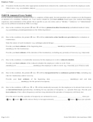 Form WH-380-E &quot;Fmla Certification of Health Care Provider for Employee's Serious Health Condition&quot;, Page 3