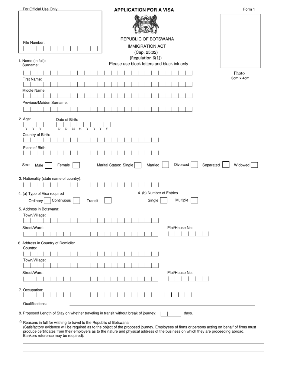 Form 1 Fill Out, Sign Online and Download Printable PDF Templateroller