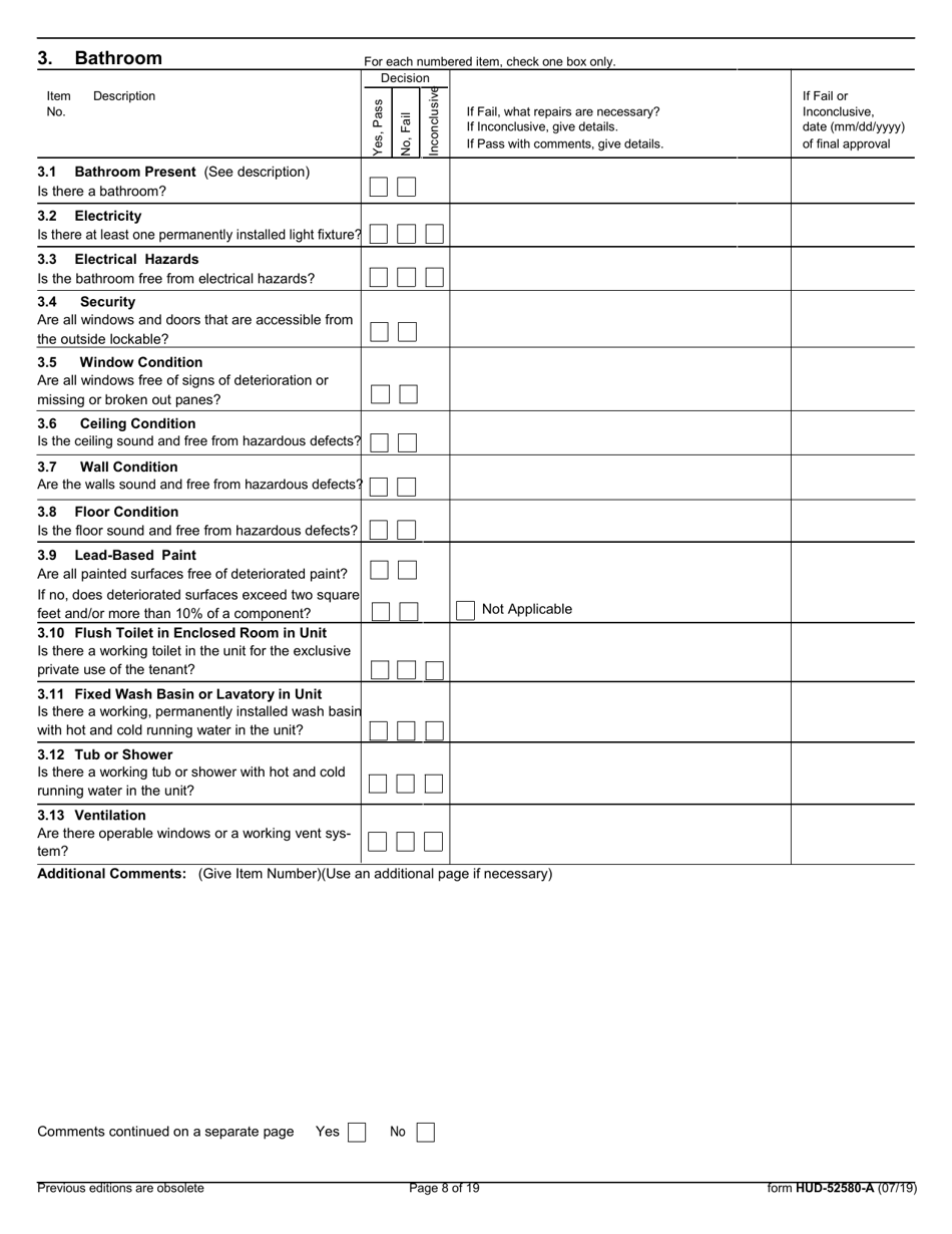 Form HUD-52580-A - Fill Out, Sign Online and Download Fillable PDF ...