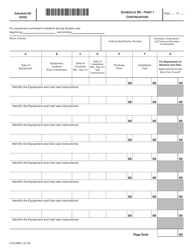 Form 41A720RC Schedule RC Application for Income Tax/Llet Credit for Recycling and/or Composting Equipment or Major Recycling Project - Kentucky, Page 3