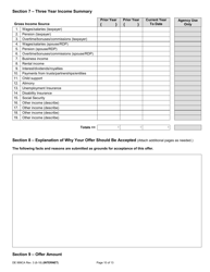 Form DE999CA Multi-Agency Form for Offer in Compromise - California, Page 10