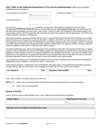Form DE999CA Multi-Agency Form for Offer in Compromise - California, Page 11