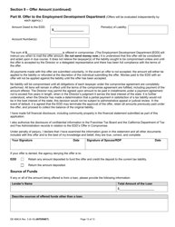 Form DE999CA Multi-Agency Form for Offer in Compromise - California, Page 13