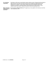 Form DE999CA Multi-Agency Form for Offer in Compromise - California, Page 3