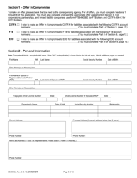 Form DE999CA Multi-Agency Form for Offer in Compromise - California, Page 5