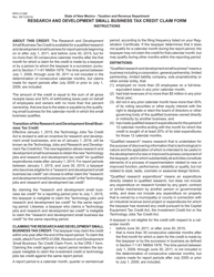 Form RPD-41298 Research and Development Small Business Tax Credit Claim Form - New Mexico, Page 2