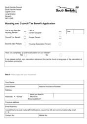 Housing and Council Tax Benefit Application - South Norfolk, Norfolk, United Kingdom, Page 2
