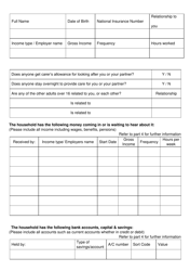 Housing and Council Tax Benefit Application - South Norfolk, Norfolk, United Kingdom, Page 4