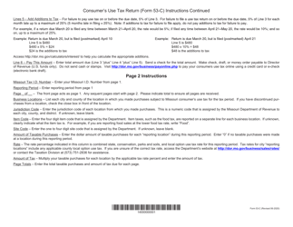 Form 53-C Consumer&#039;s Use Tax Return - Missouri, Page 4
