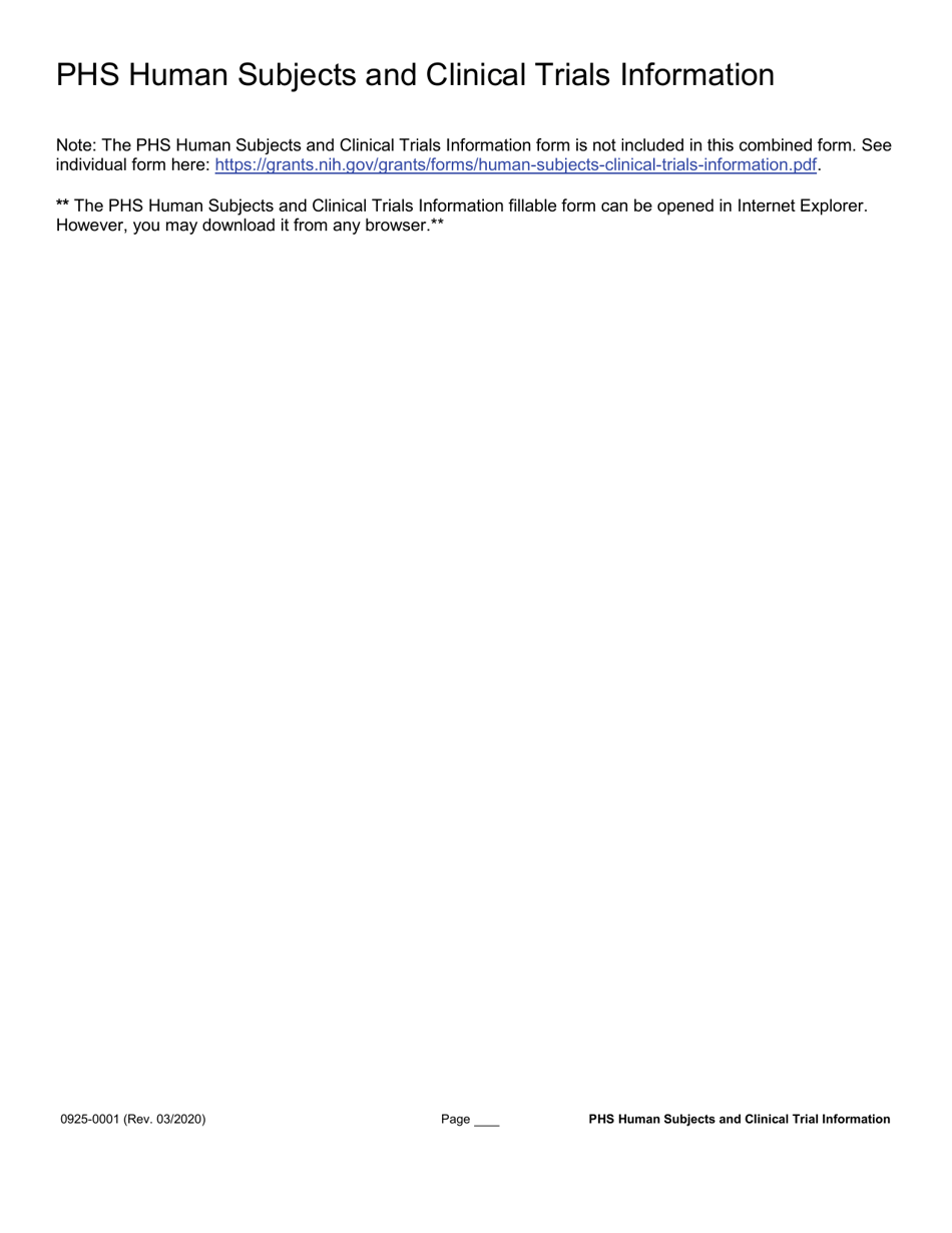 Form PHS398 Grant Application, Page 10