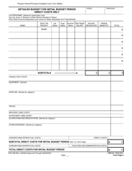 Form PHS398 Grant Application, Page 6
