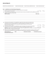 Form M706Q Election to Claim the Qualified Small Business and Farm Property Deduction - Minnesota, Page 2