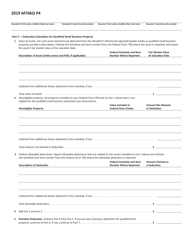Form M706Q Election to Claim the Qualified Small Business and Farm Property Deduction - Minnesota, Page 4