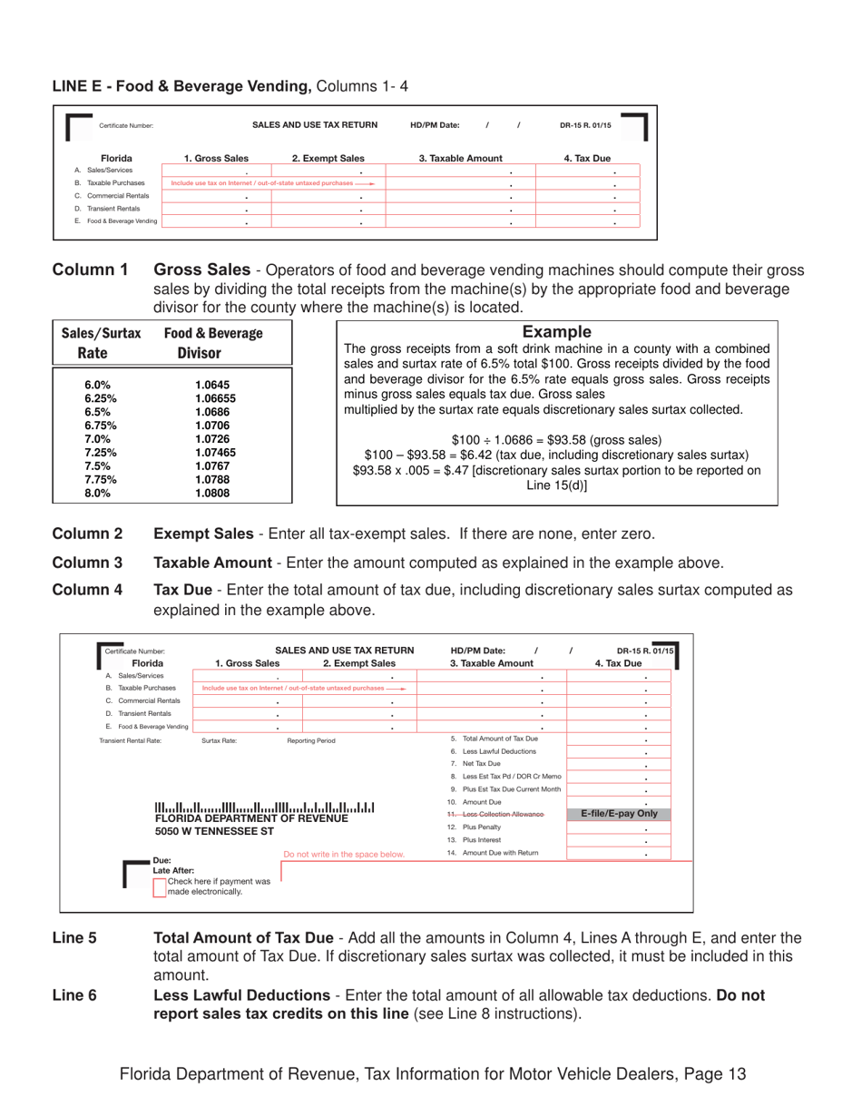Tax Information for Motor Vehicle Dealers - Florida, Page 18