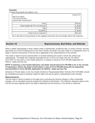 Tax Information for Motor Vehicle Dealers - Florida, Page 37