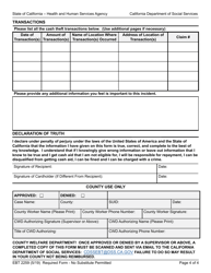 Form EBT2259 Report of Electronic Theft of Cash Aid - California, Page 4