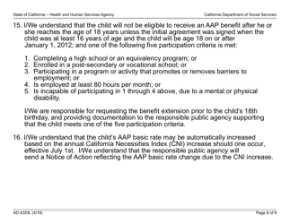 Form AD4320L Adoption Assistance Program (Aap) Agreement (Large Print) - California, Page 8