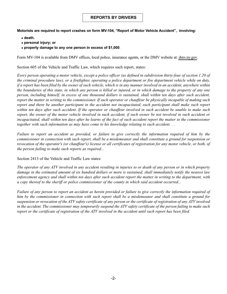 Instructions for Form MV-104A, MV-104AN, MV-104S, MV-104EN, MV-104D, MV-104L - New York, Page 4