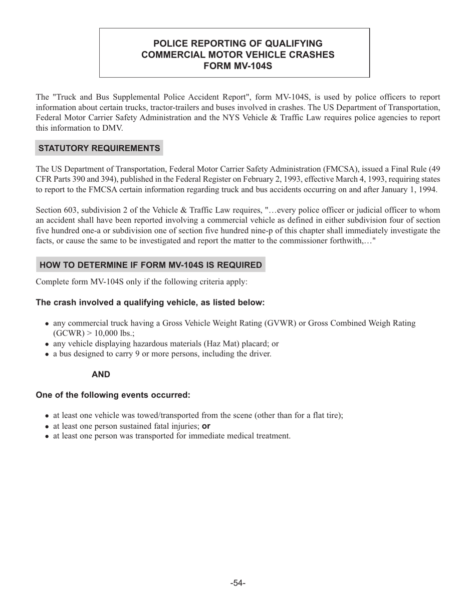 Instructions for Form MV-104A, MV-104AN, MV-104S, MV-104EN, MV-104D, MV-104L - New York, Page 56