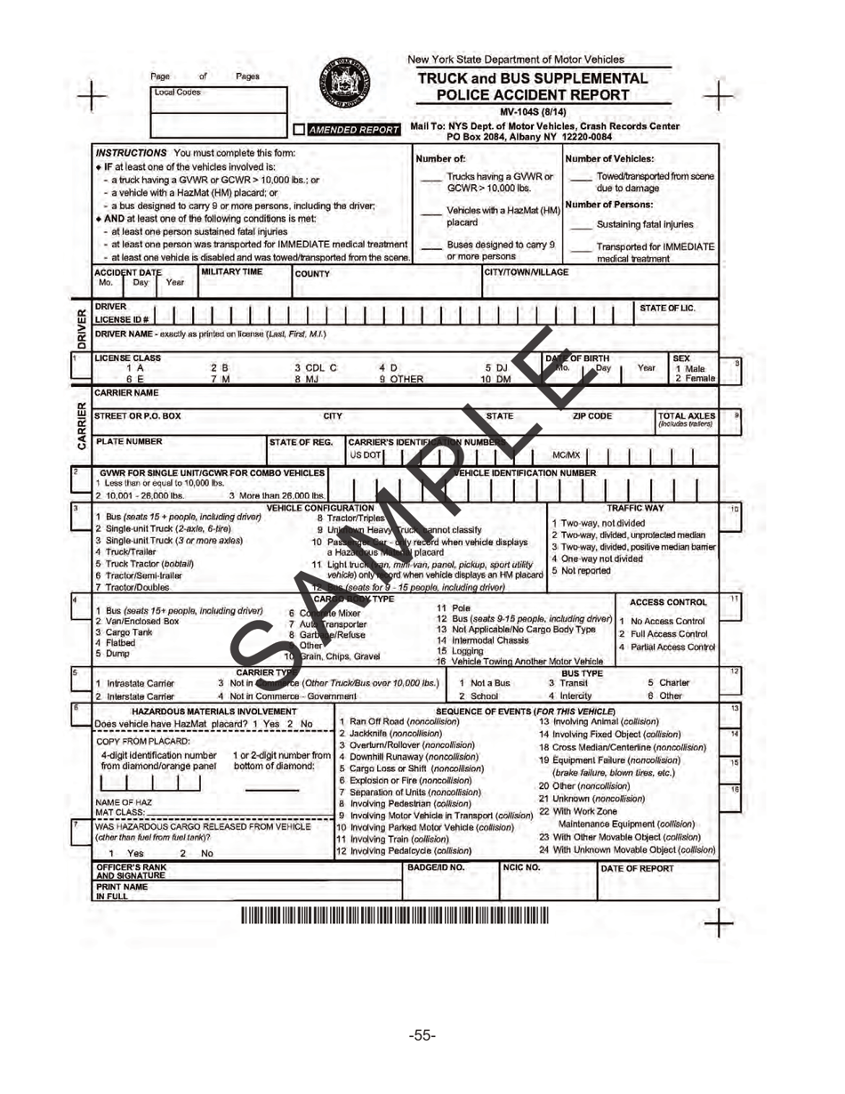 Instructions for Form MV-104A, MV-104AN, MV-104S, MV-104EN, MV-104D, MV-104L - New York, Page 57