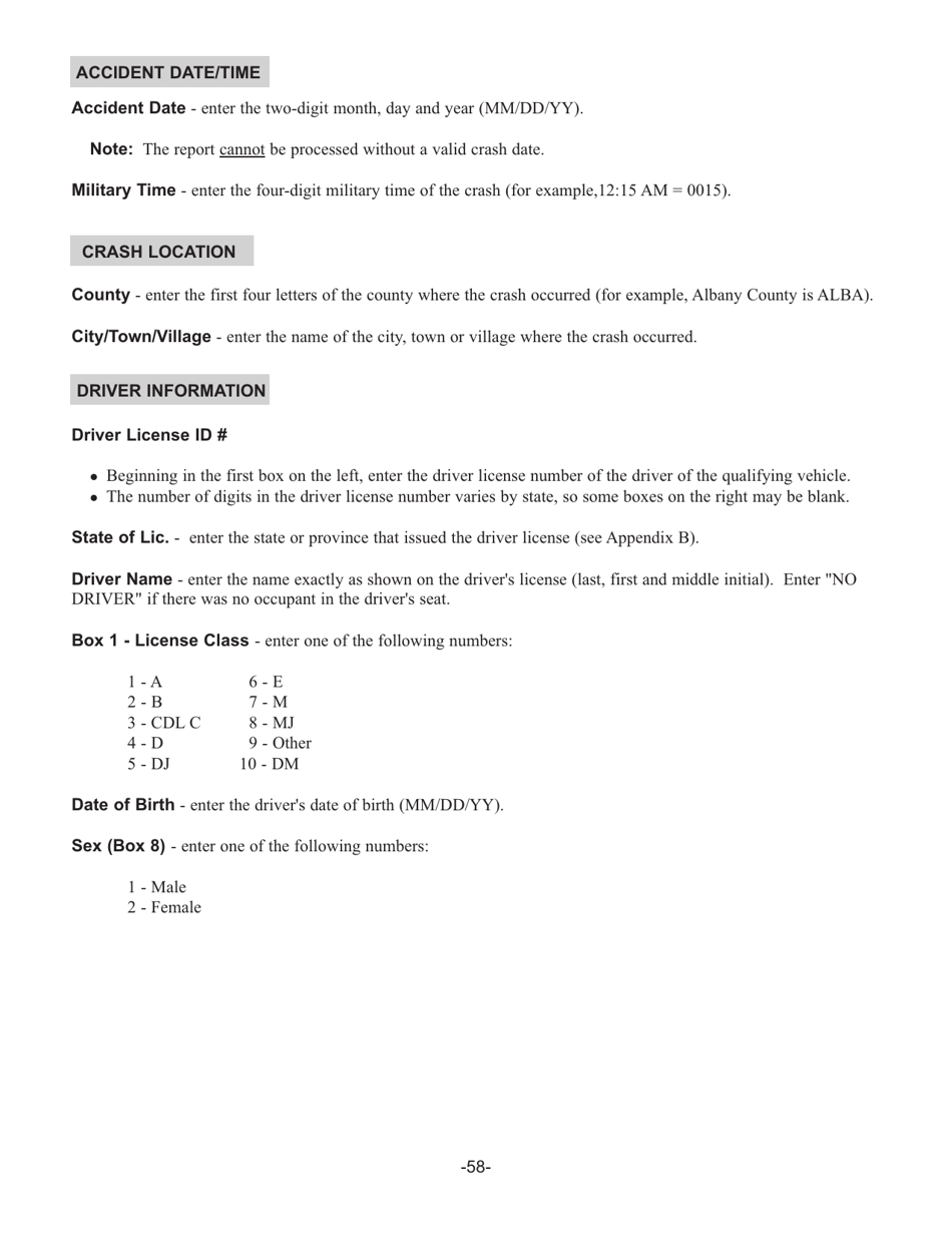 Instructions for Form MV-104A, MV-104AN, MV-104S, MV-104EN, MV-104D, MV-104L - New York, Page 60