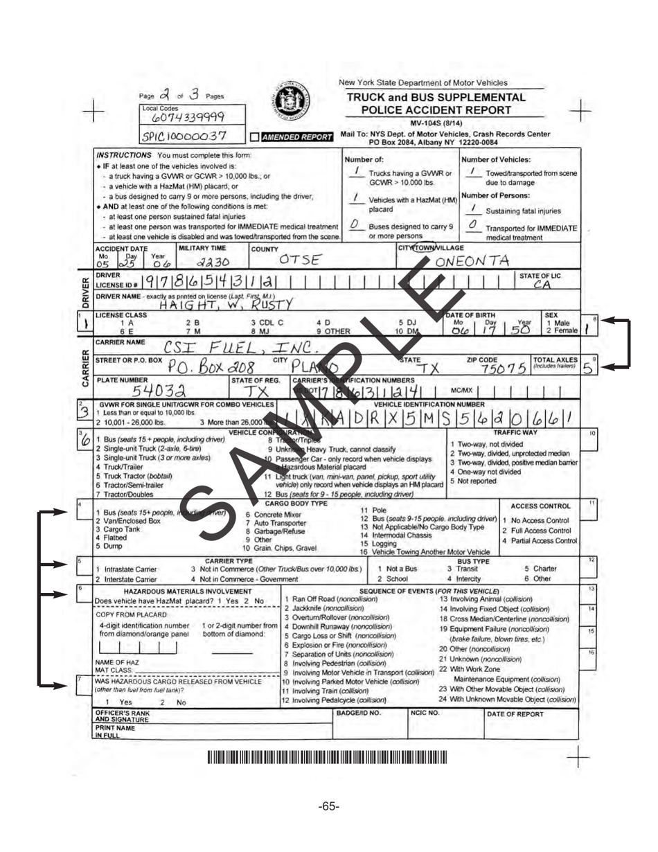 Instructions for Form MV-104A, MV-104AN, MV-104S, MV-104EN, MV-104D, MV-104L - New York, Page 67