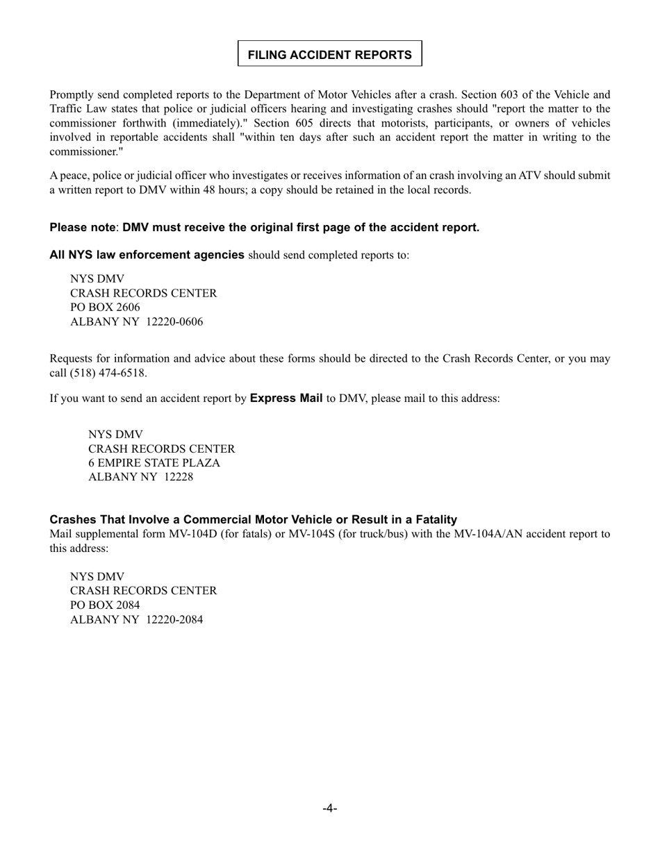 Instructions for Form MV-104A, MV-104AN, MV-104S, MV-104EN, MV-104D, MV-104L - New York, Page 6