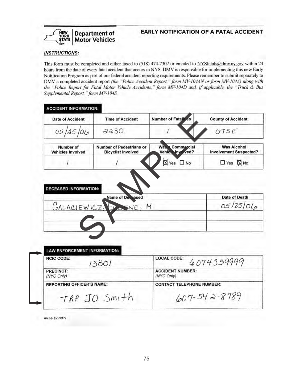 Instructions for Form MV-104A, MV-104AN, MV-104S, MV-104EN, MV-104D, MV-104L - New York, Page 77