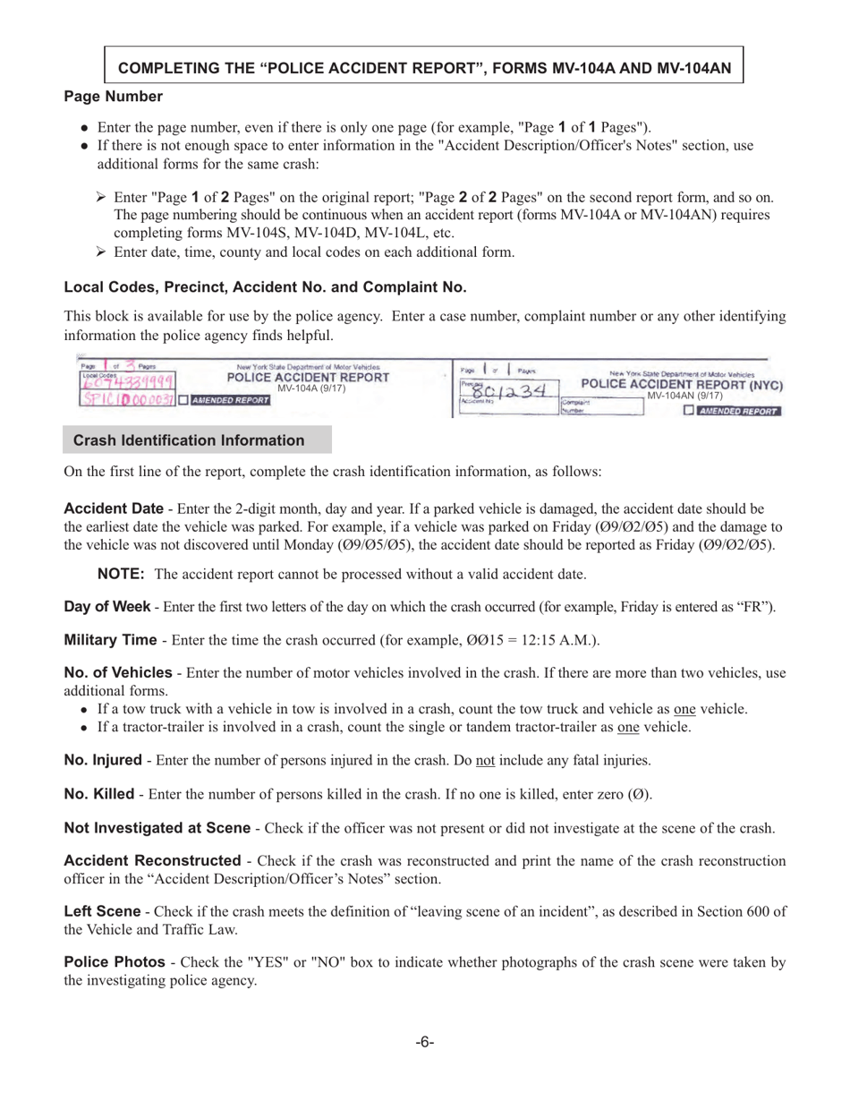 Instructions for Form MV-104A, MV-104AN, MV-104S, MV-104EN, MV-104D, MV-104L - New York, Page 8
