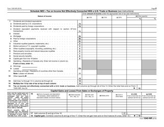 IRS Form 1040-NR U.S. Nonresident Alien Income Tax Return, Page 5