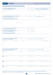 Form VAF1A Application for UK Visa to Visit or for Short-Term Stay - United Kingdom, Page 7