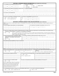VA Form 21P-527EZ Application for Veterans Pension, Page 6