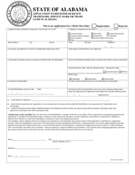 &quot;Application to Register or Renew Trademark, Service Mark or Trade Name in Alabama&quot; - Alabama, Page 4