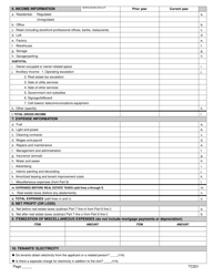 Form TC201 Income and Expense Schedule for Rent Producing Properties - New York City, Page 6