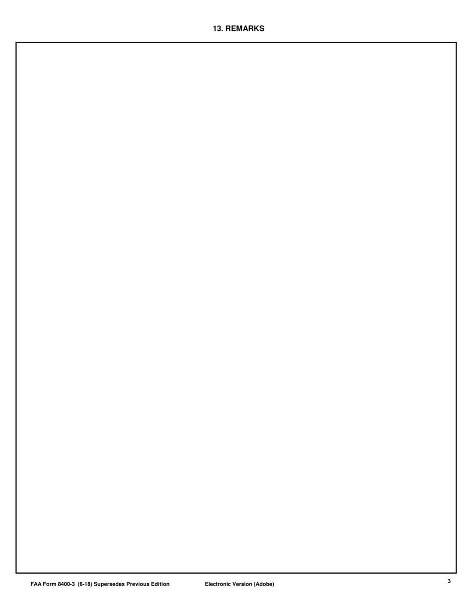 FAA Form 8400-3 Application for an Airman Certificate and / or Rating, Page 6