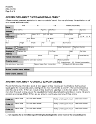 Form F0699N Application for Title IV-D Child Support Enforcement Services - Connecticut, Page 2