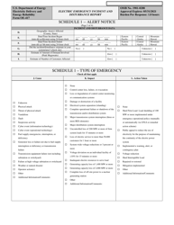 Form OE-417 Electric Emergency Incident and Disturbance Report, Page 3