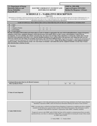 Form OE-417 Electric Emergency Incident and Disturbance Report, Page 4