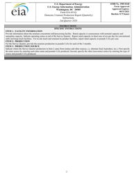 Instructions for Form EIA-851Q Domestic Uranium Production Report (Quarterly), Page 2