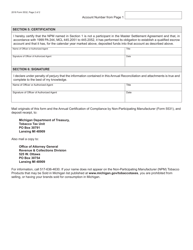 Form 5532 Annual Reconciliation for Escrow Deposit - Michigan, Page 2