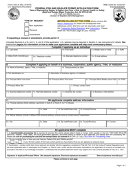 Document preview: Form 3-200-16 Federal FWS Permit Application Form: Take of Depredating Eagles & Eagles That Pose a Risk to Human or Eagle Health or Safety
