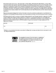 Form DHS-7015-ENG Trade Secret/Confidential Data Notice - Rfp - Minnesota, Page 2