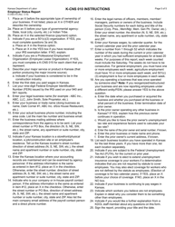 Form K-CNS010 Employer Status Report - Kansas, Page 5