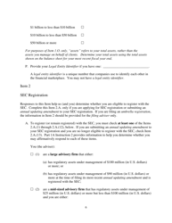 Form ADV (SEC Form 1707) Part 1A Uniform Application for Investment Adviser Registration and Report by Exempt Reporting Advisers, Page 6