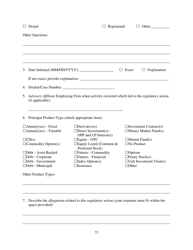 Form ADV (SEC Form 1707) Part 1A Uniform Application for Investment Adviser Registration and Report by Exempt Reporting Advisers, Page 75