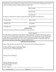 Form WC35 Application for Indigent Determination (Dime) - Colorado, Page 4
