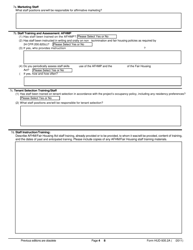Form HUD-935.2A Affirmative Fair Housing Marketing Plan (Afhmp) - Multifamily Housing, Page 4